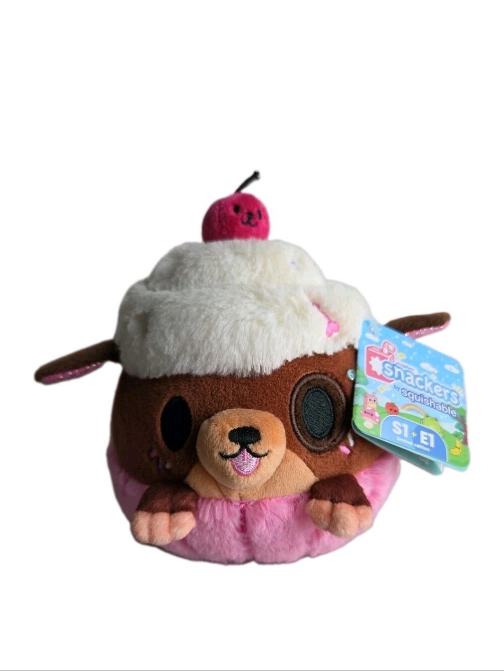SQUISHABLE Snackers Chocolate Pupcake PLUSH Dog Cupcake LIMITED EDITION New NWT